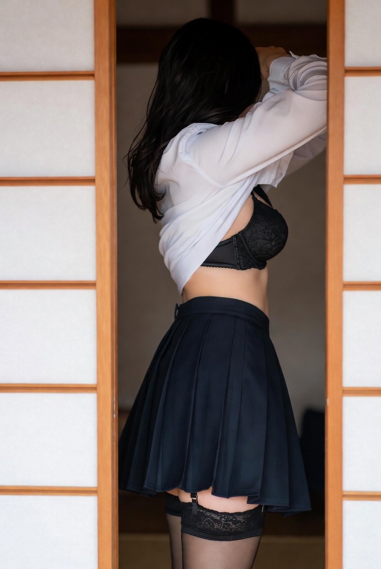 着替え中のお姉さん