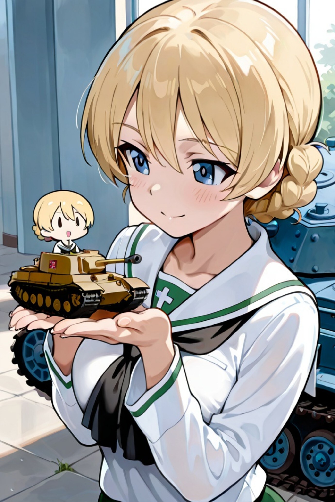 ダー様と戦車