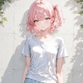 桃花 - 白い壁 - ヌードイラスト集 2枚目