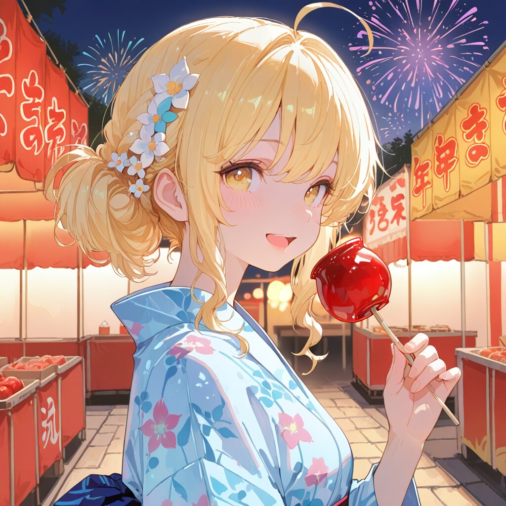 皆で夏祭り
