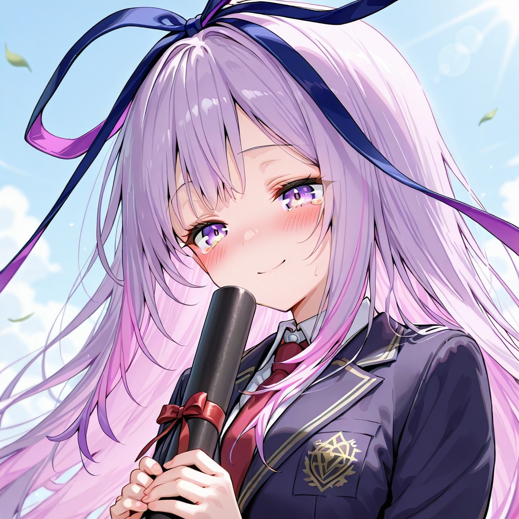 ねむちゃん079～卒業式～ | の人気AIイラスト・グラビア