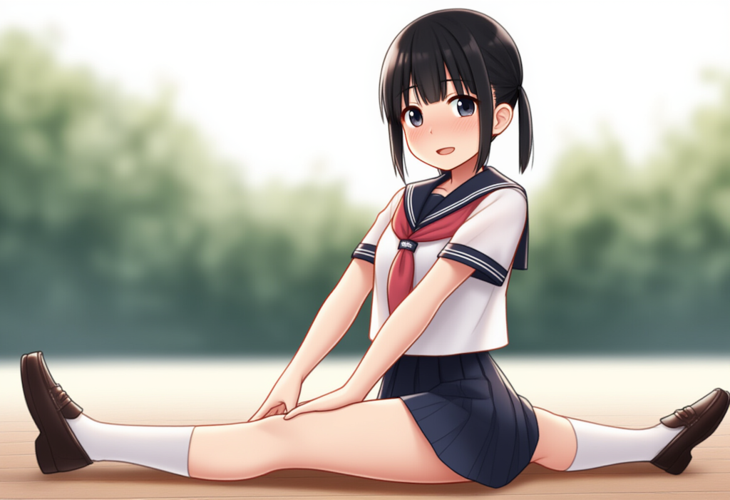 セーラー服 半袖夏服 赤スカーフ