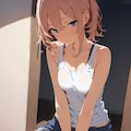 家でタンクトップの子 9枚目