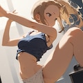 家でタンクトップの子 10枚目