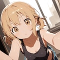 家でタンクトップの子 6枚目