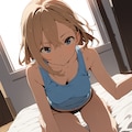 家でタンクトップの子 11枚目