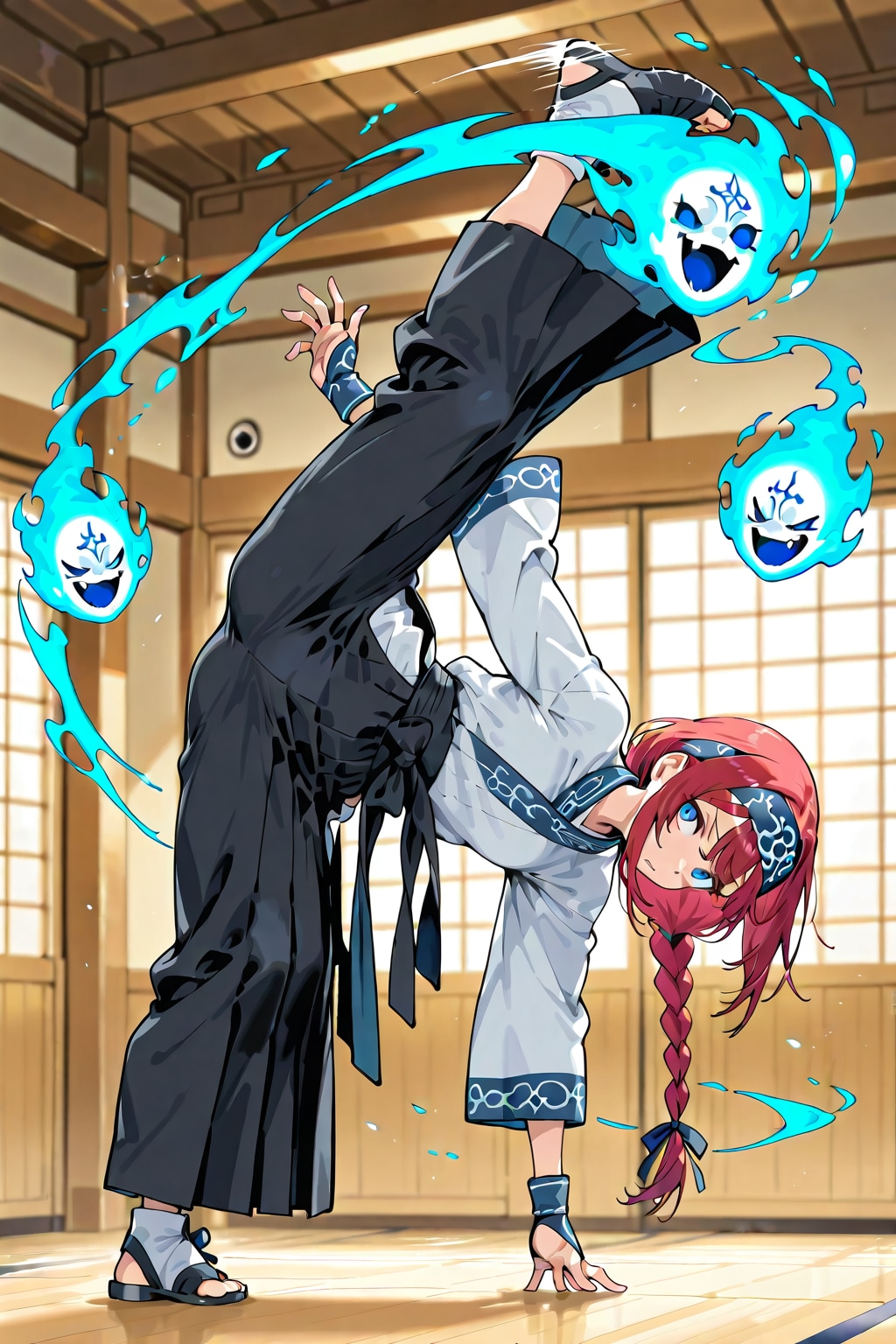 意外とアクロバティックな小織くん