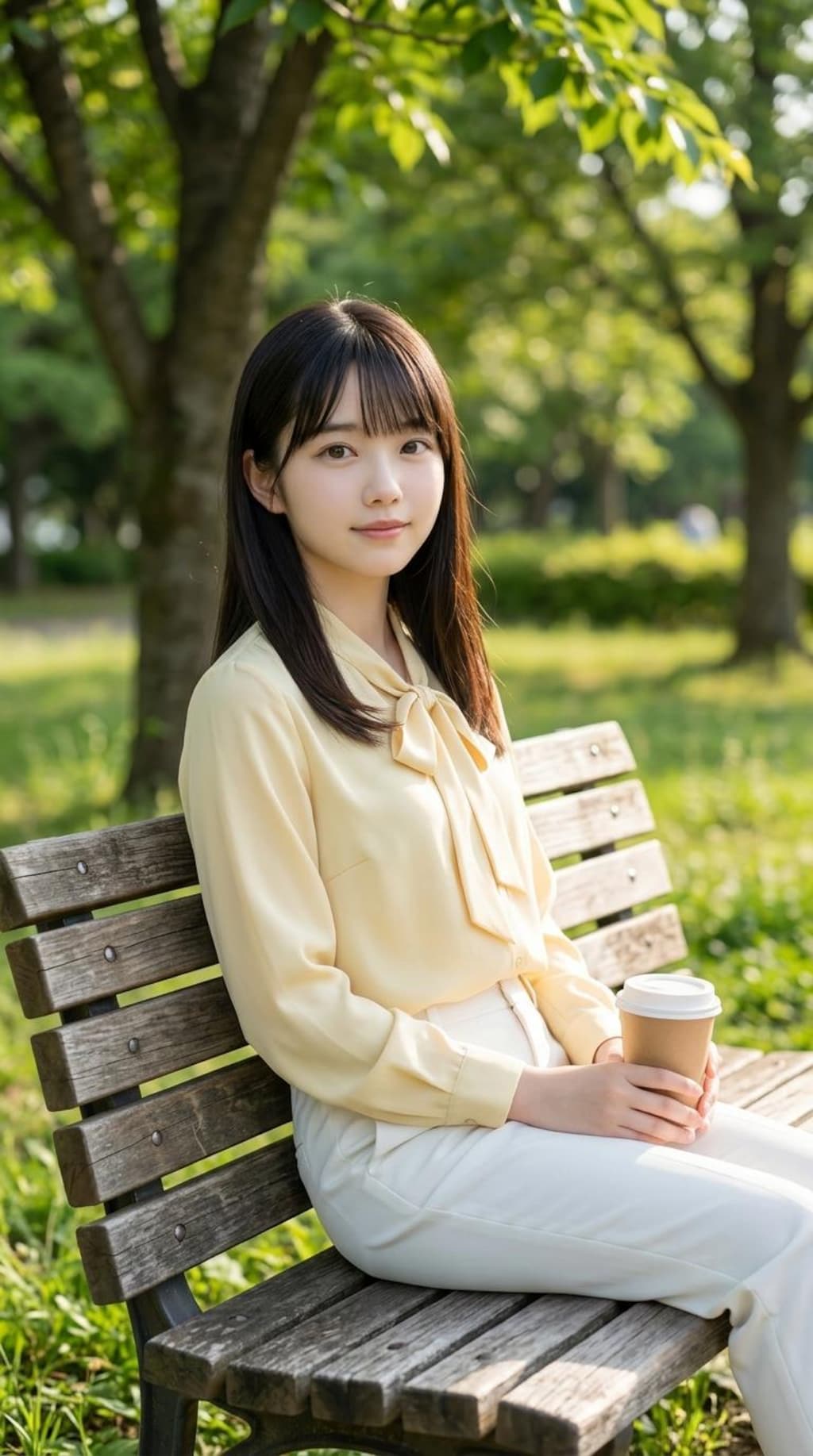 公園でくつろぎ