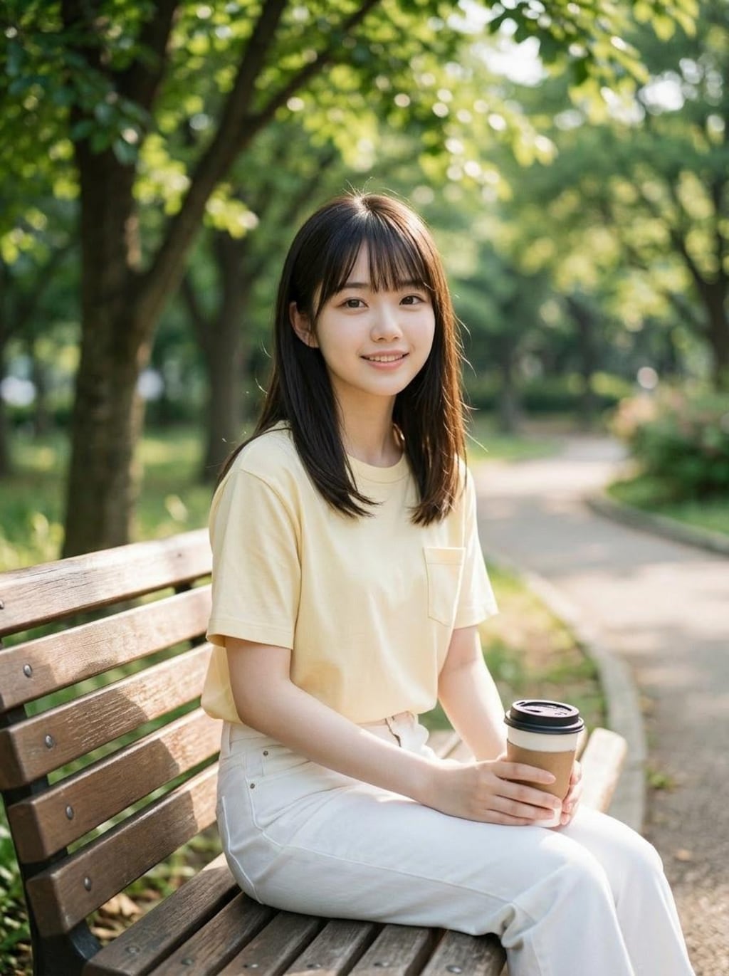 公園でくつろぎ