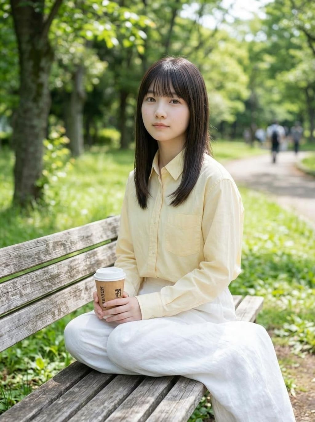 公園でくつろぎ