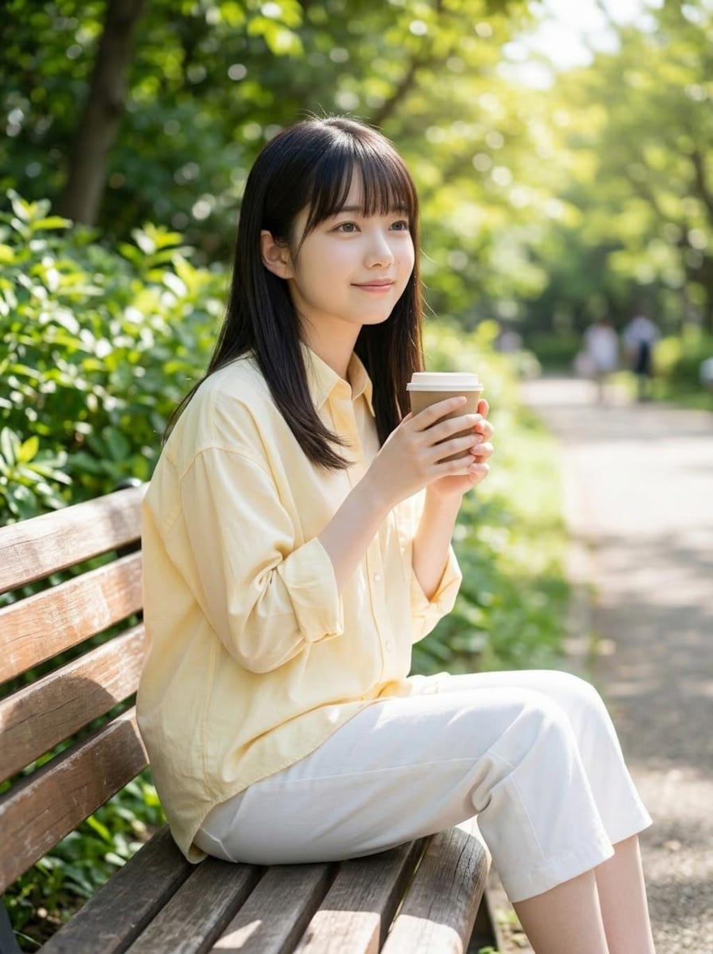 公園でくつろぎ