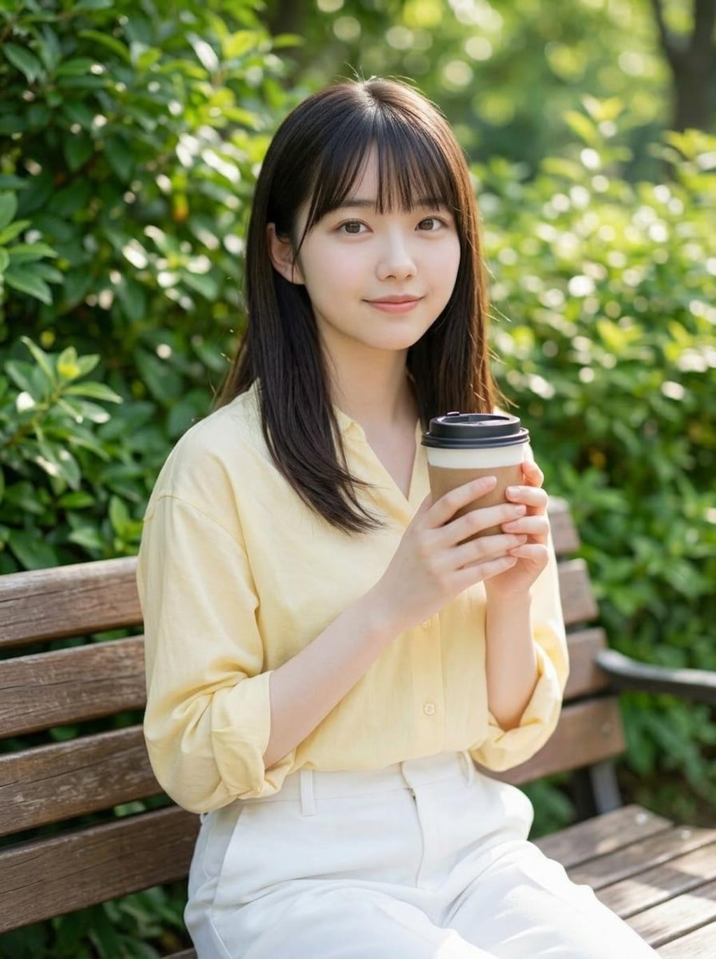 公園でくつろぎ