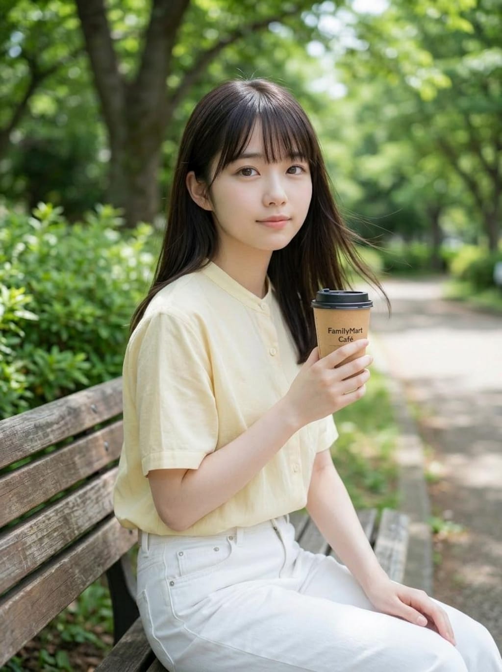 公園でくつろぎ
