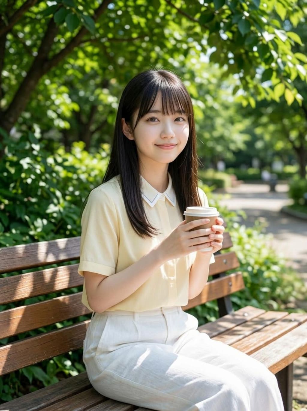公園でくつろぎ
