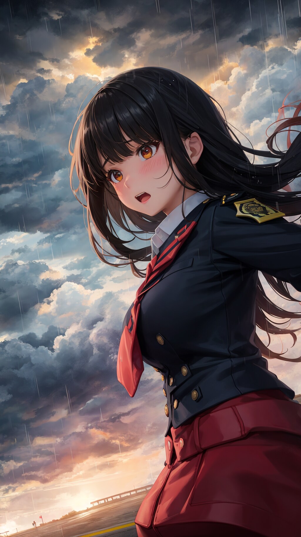 台風と闘う少女シリーズ