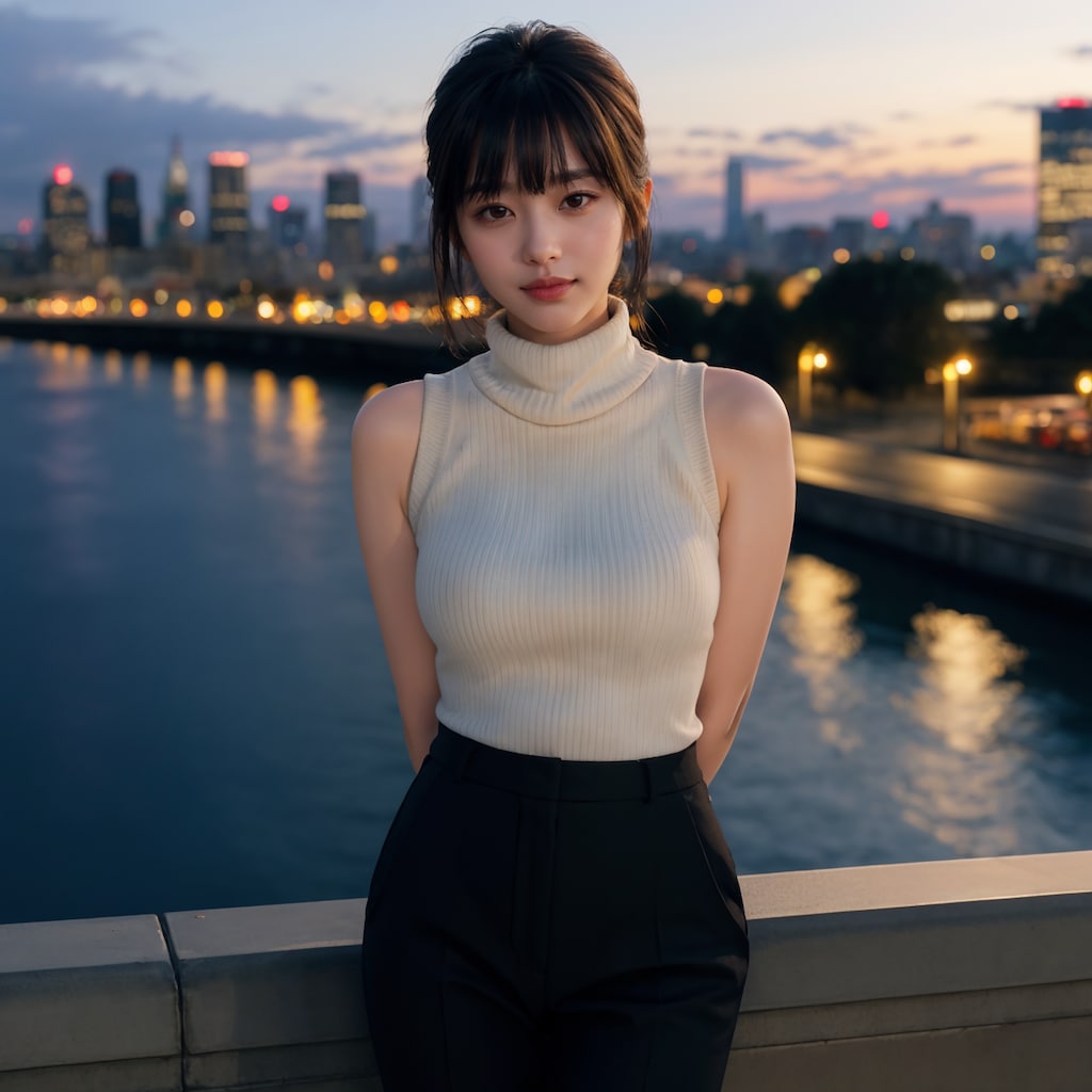 ノースリーブタートルネックニットちゃん 1/10