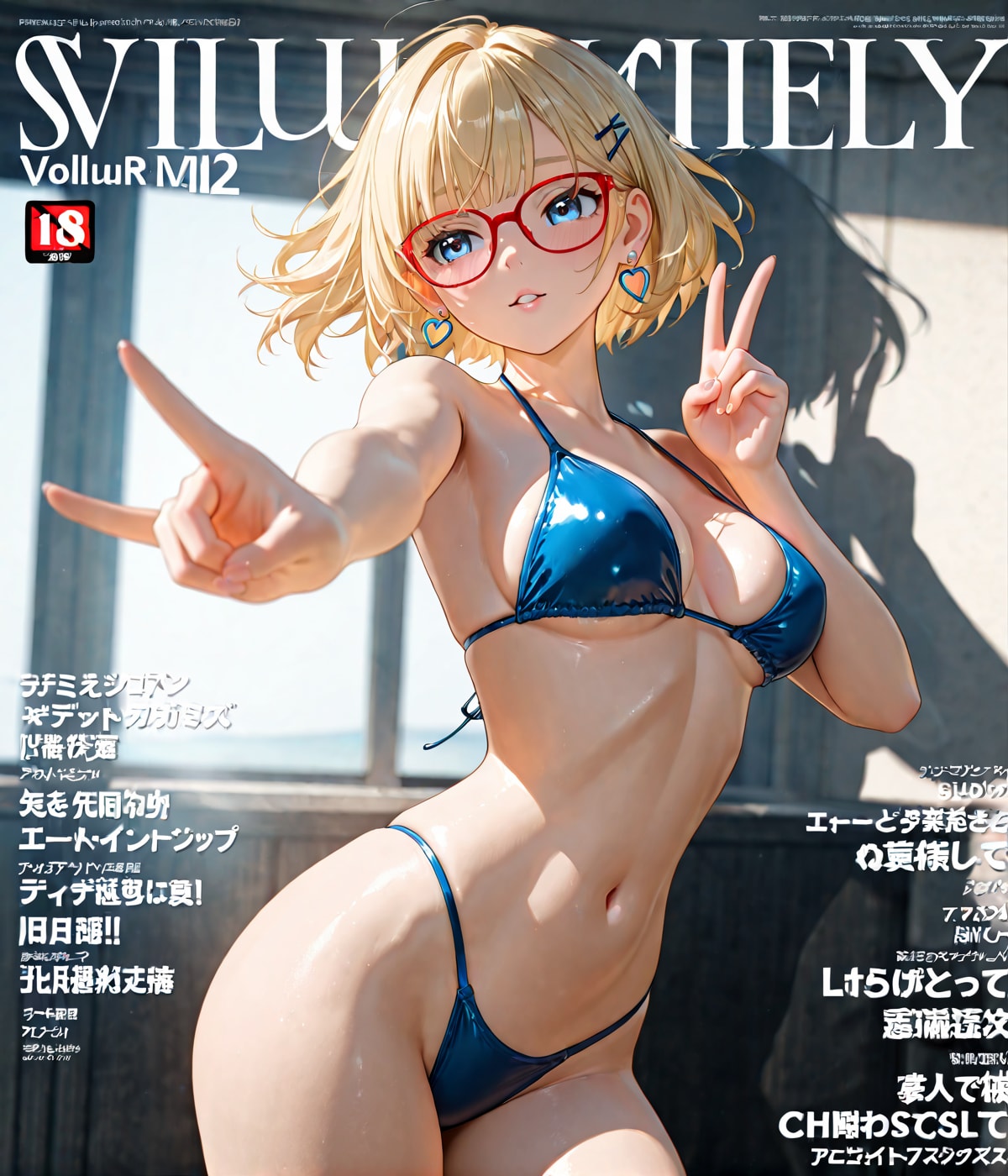 「雑誌の表紙飾っちゃった！」