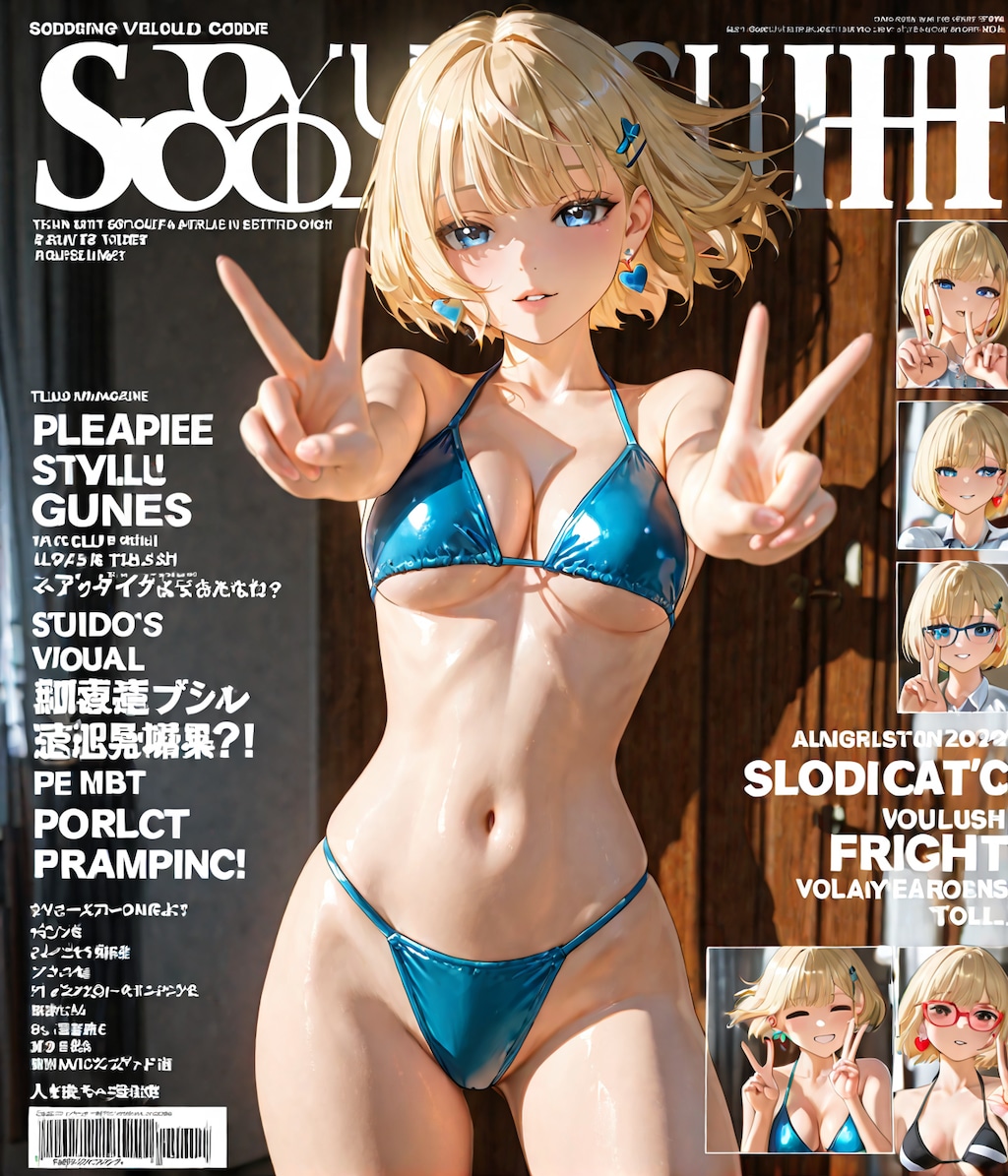 「雑誌の表紙飾っちゃった！」