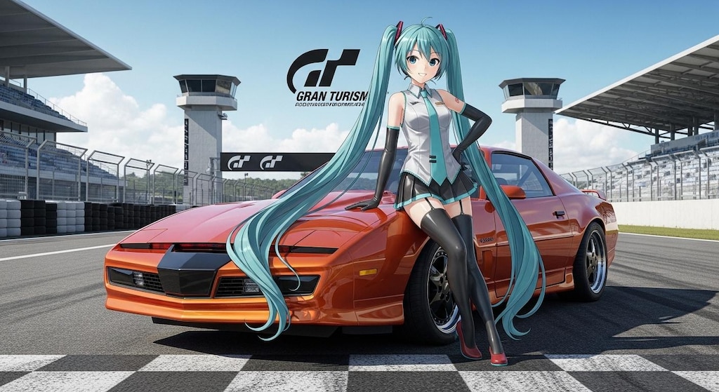 初音ミクとナイトライダー　カラー変更バージョン