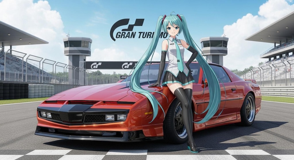 初音ミクとナイトライダー　カラー変更バージョン