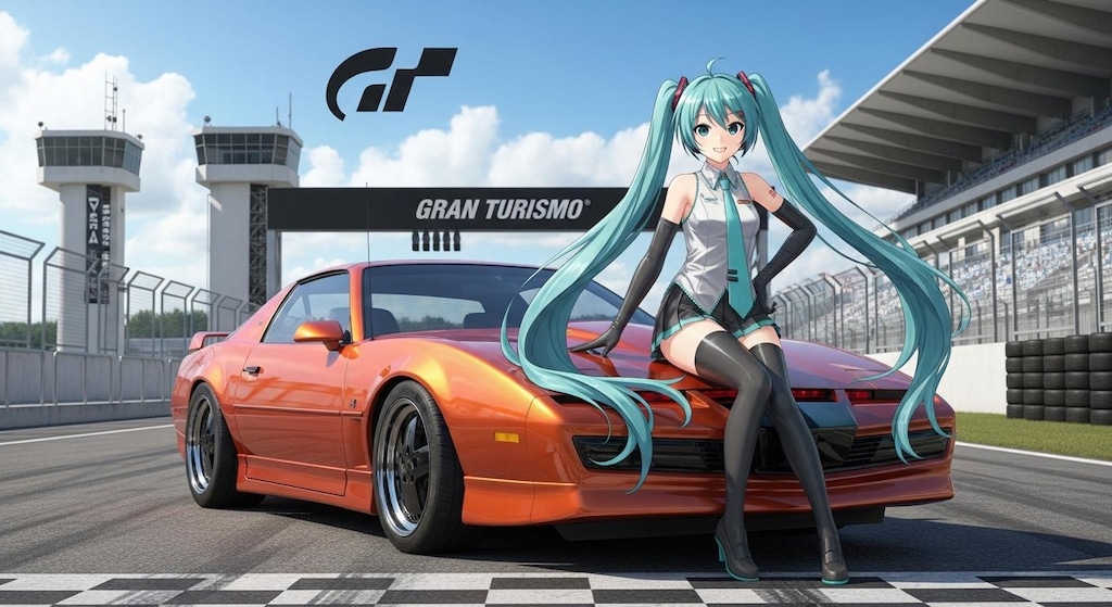 初音ミクとナイトライダー　カラー変更バージョン