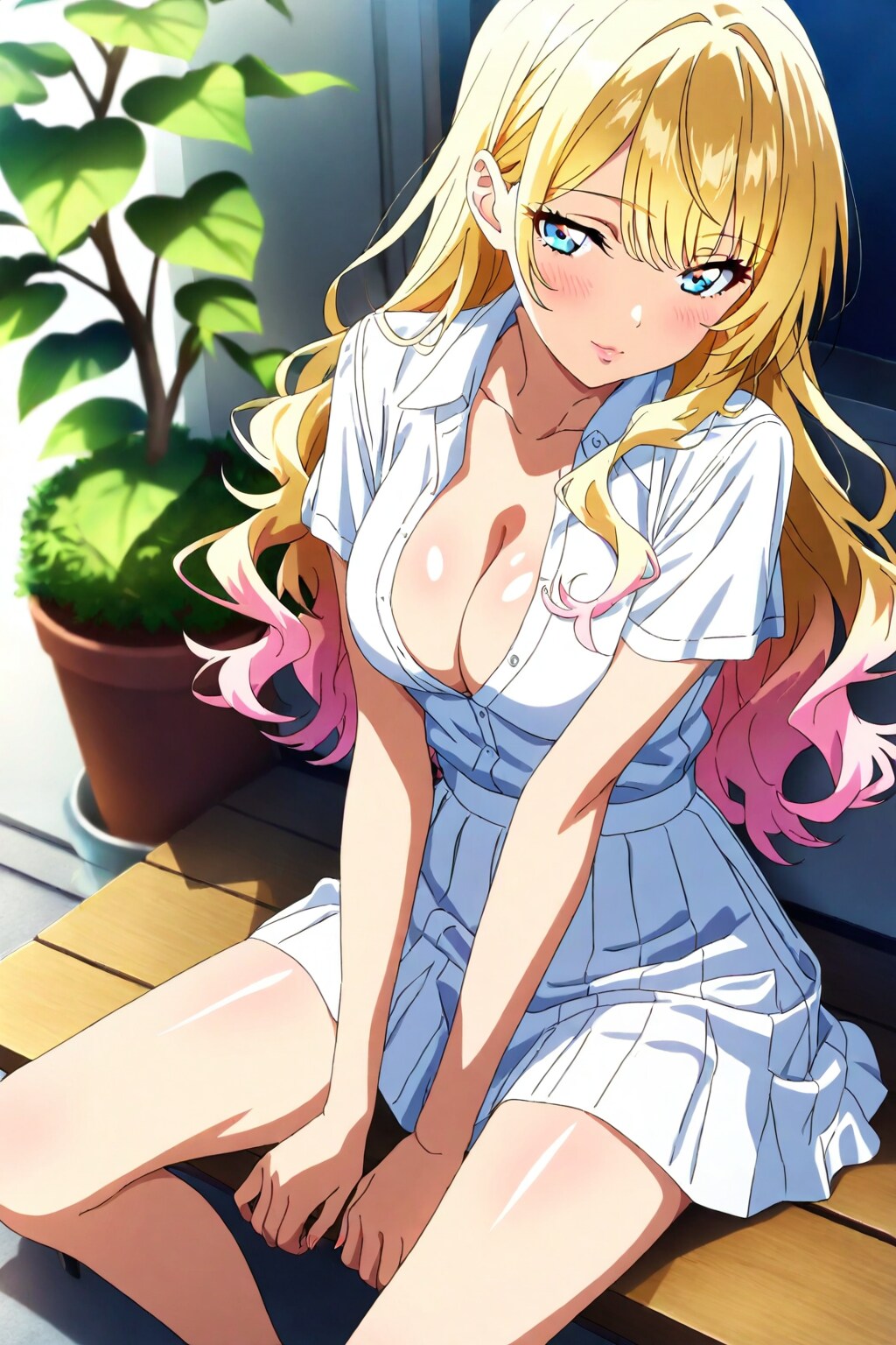 胸元♡ | の人気AIイラスト・グラビア