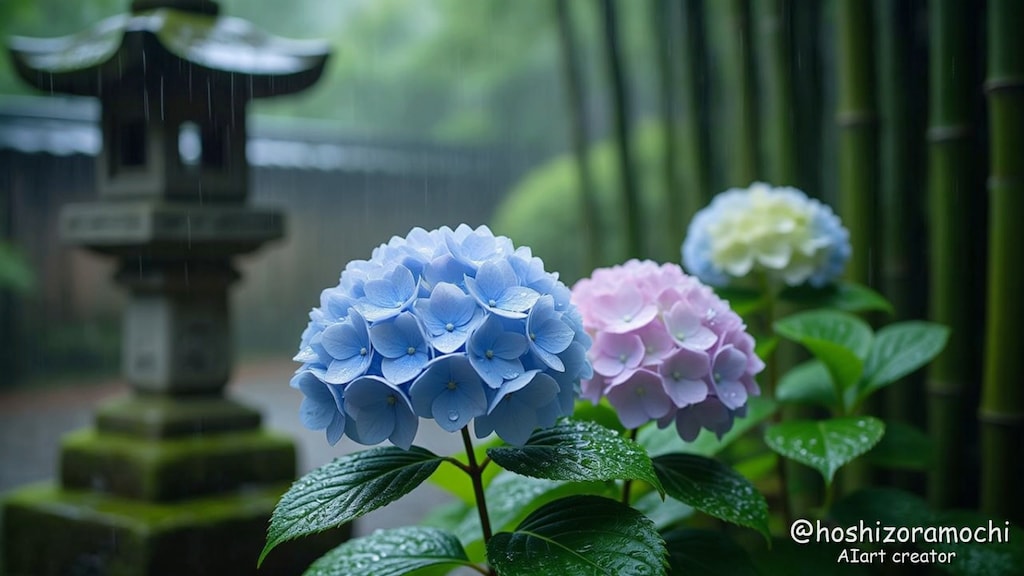 霧雨に煙る和の静寂 - The Japanese silence shrouded in drizzle