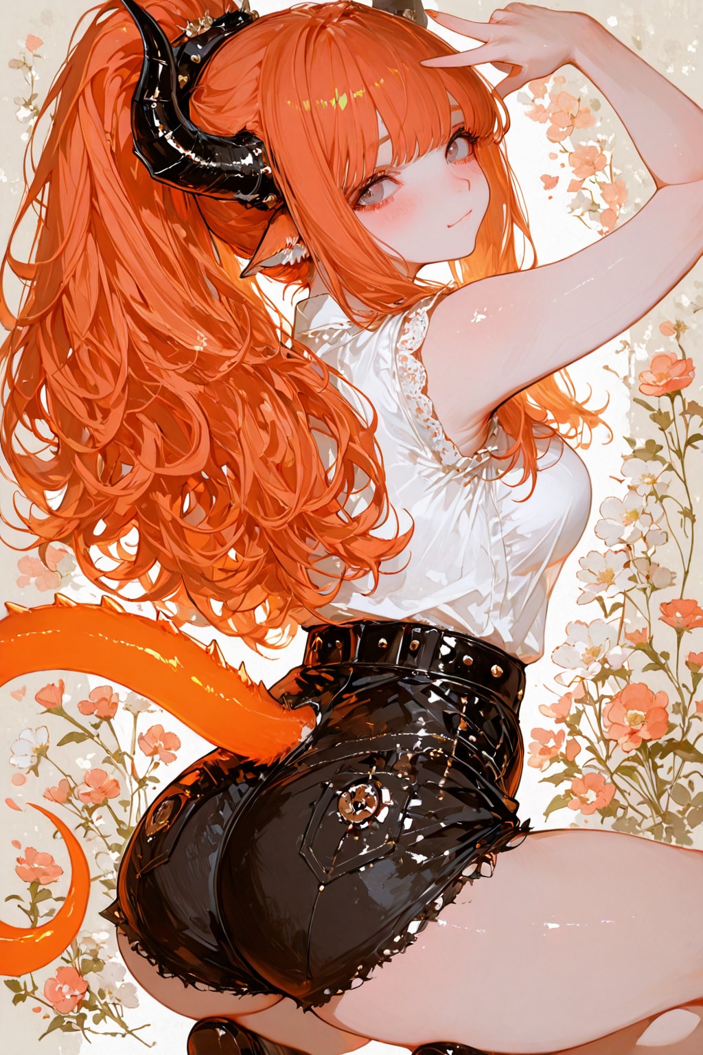 うしろ決めポーズ | の人気AIイラスト・グラビア