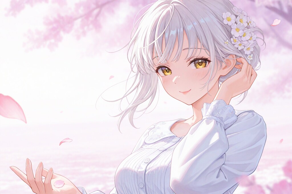 看板娘　flowers