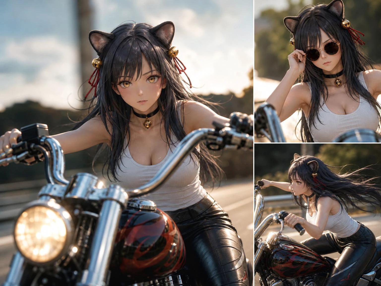 暁乃、バイクツーリング