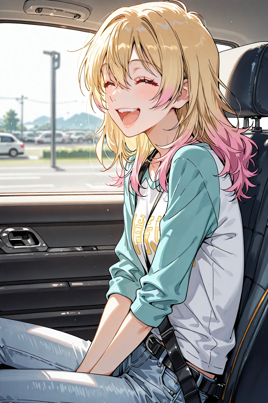 将来免許取ったらお父さんお母さんいっぱいいろんな所に連れて行ってあげるからね！