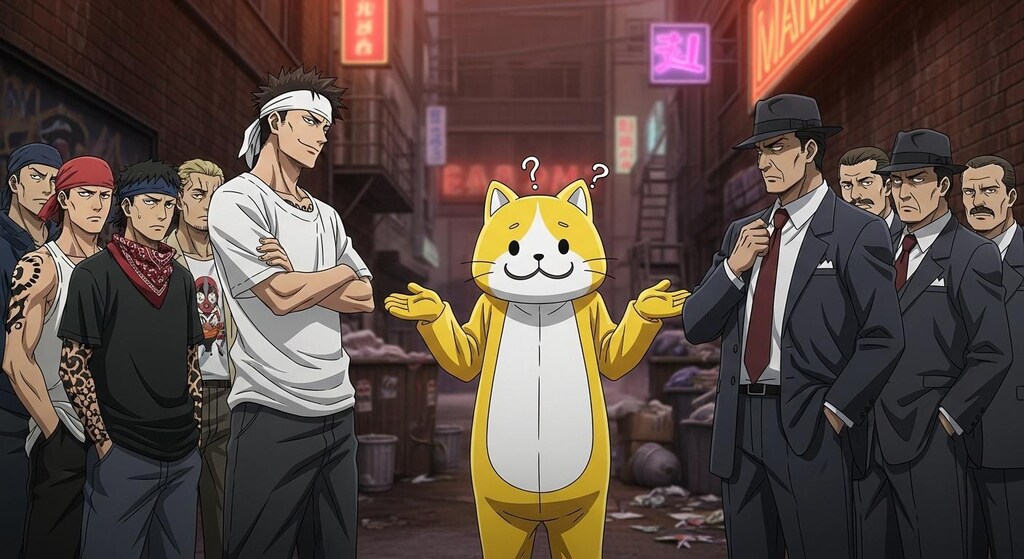 ギャングとマフィアの対決