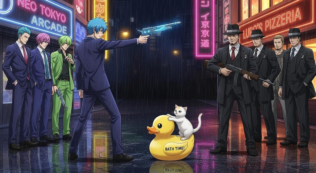 ギャングとマフィアの対決