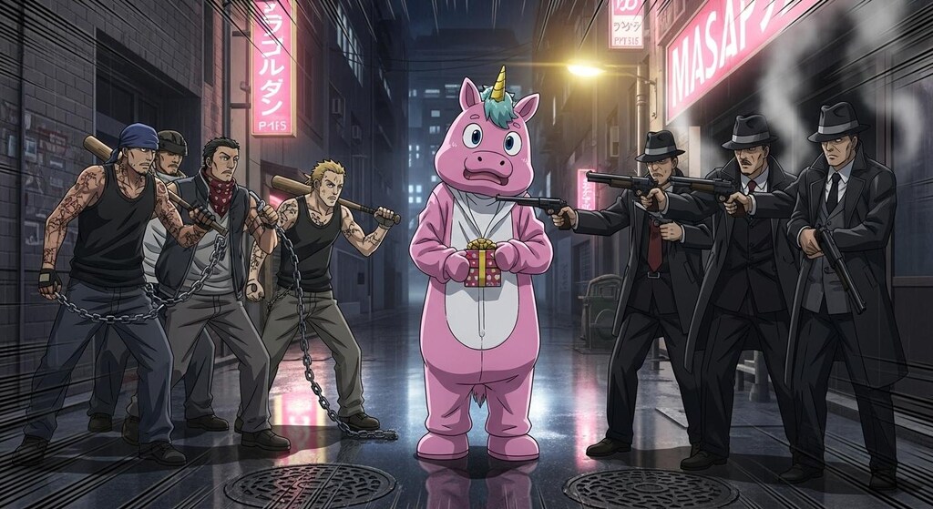 ギャングとマフィアの対決