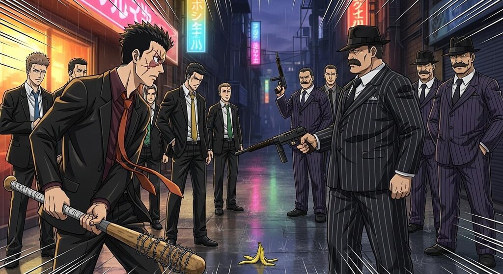 ギャングとマフィアの対決