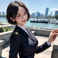 巨乳眼鏡のやわらか婦警さん 3枚目