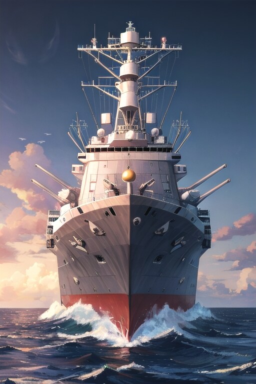 暗黒の艦隊　駆逐艦〈ブルー・ジャケット〉 | の人気AIイラスト・グラビア