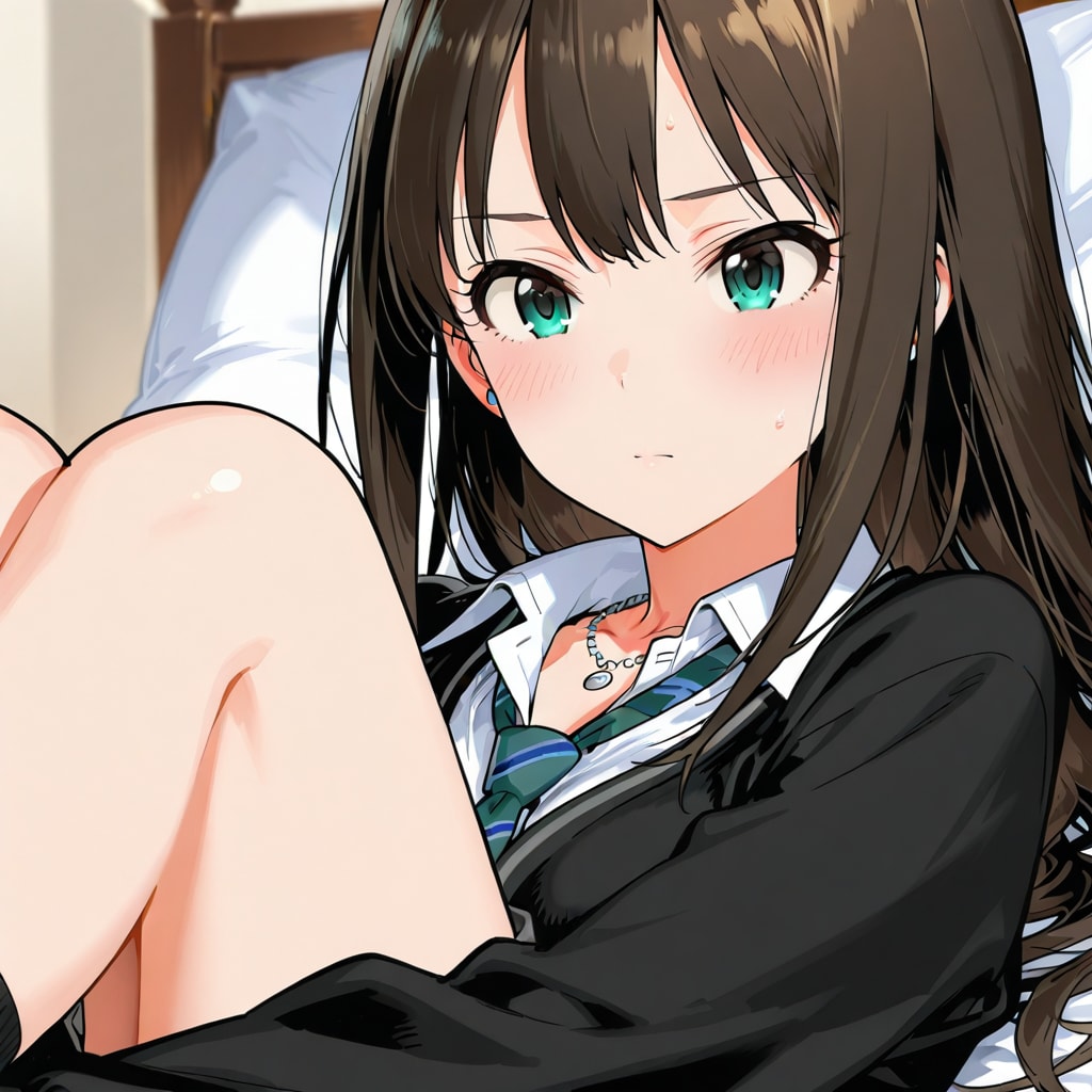 照れて顔が真っ赤な渋谷凛