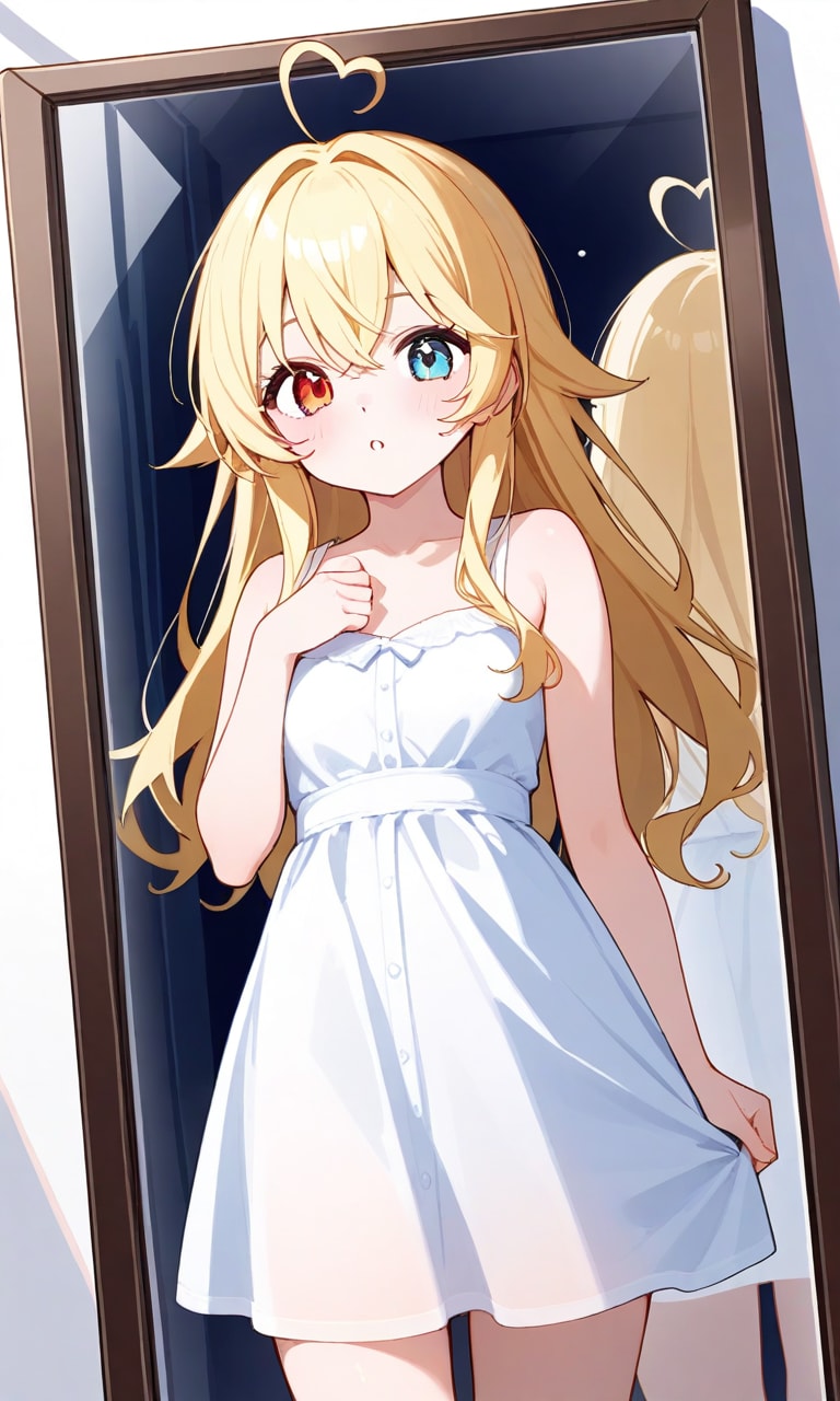 白ワンピ試着 | の人気AIイラスト・グラビア