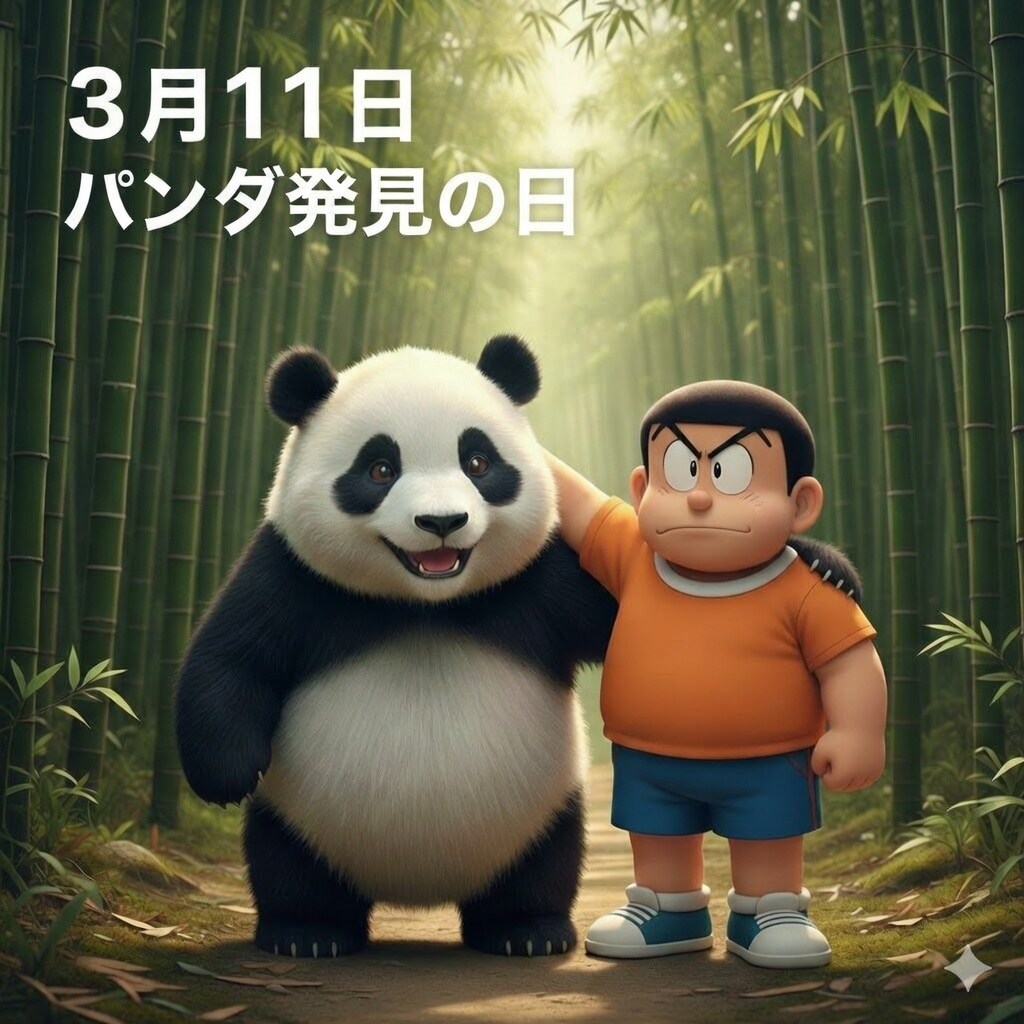 パンダ発見の日（3月11日 記念日）