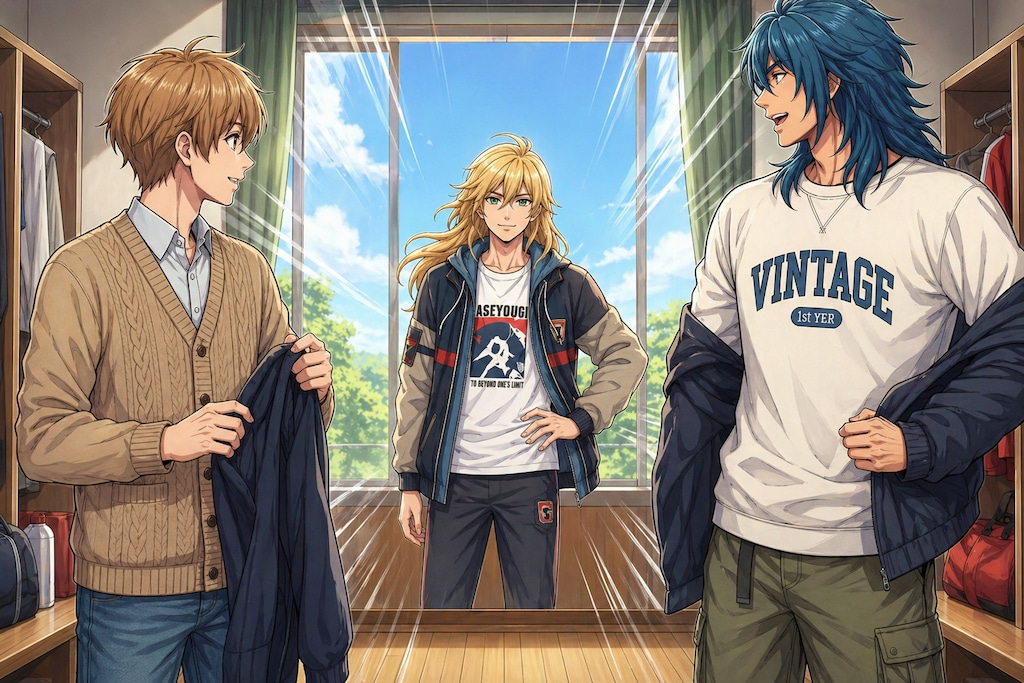 スポーティーな視線