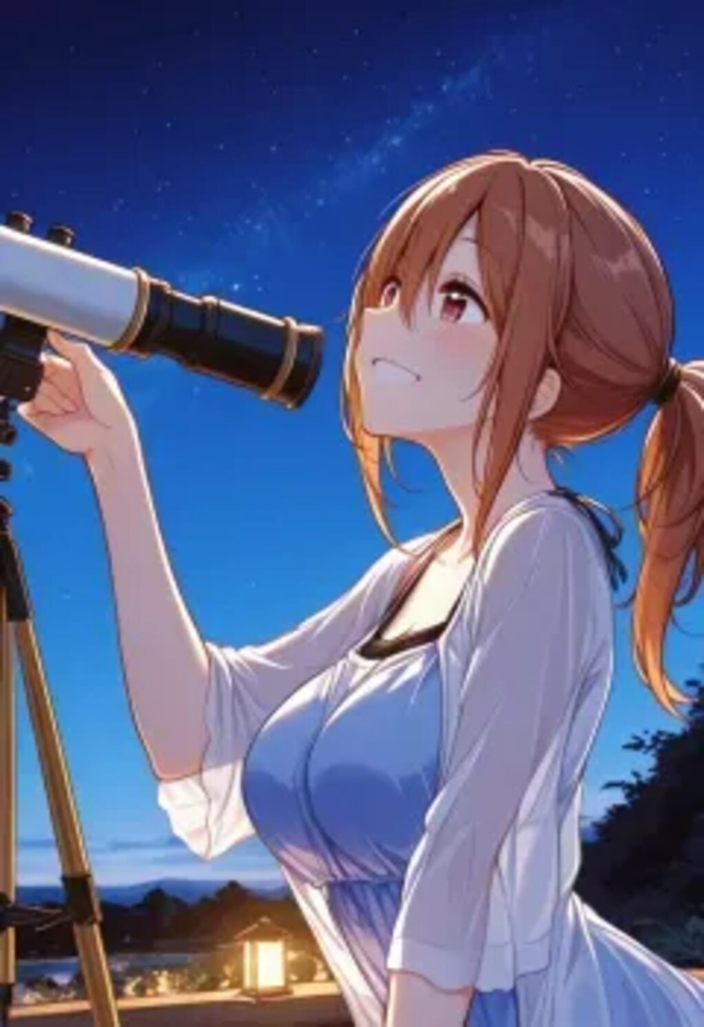 夏空を見上げて