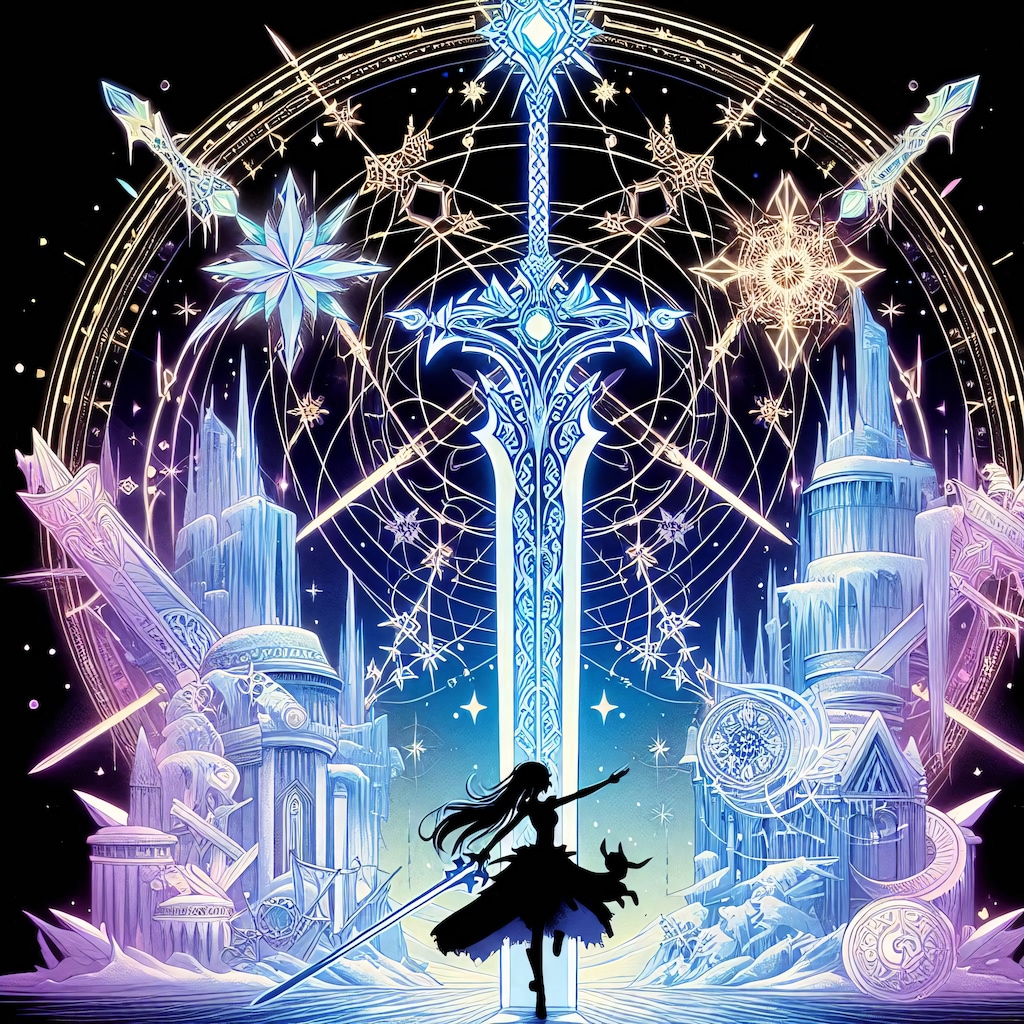 氷の世界と魔法陣