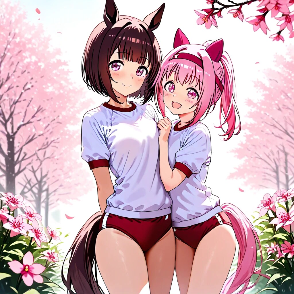 日曜日のウララちゃんとフラワーちゃん🥰