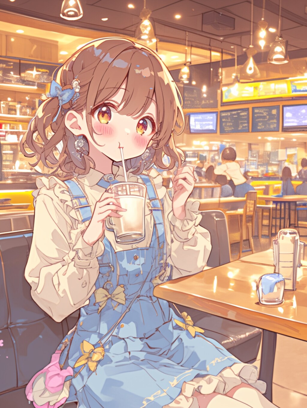 牛乳女子を愛でる