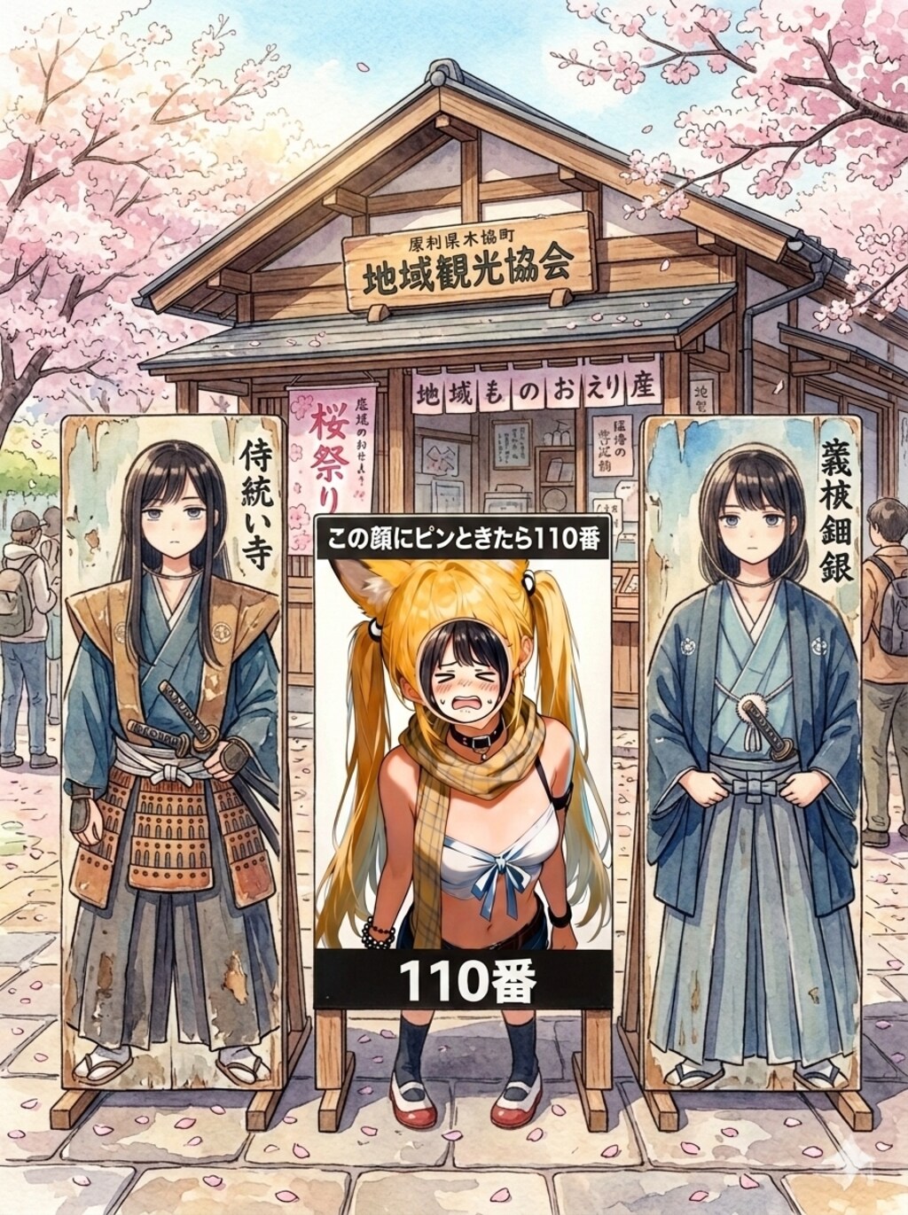 【FA】ある観光協会前の風景