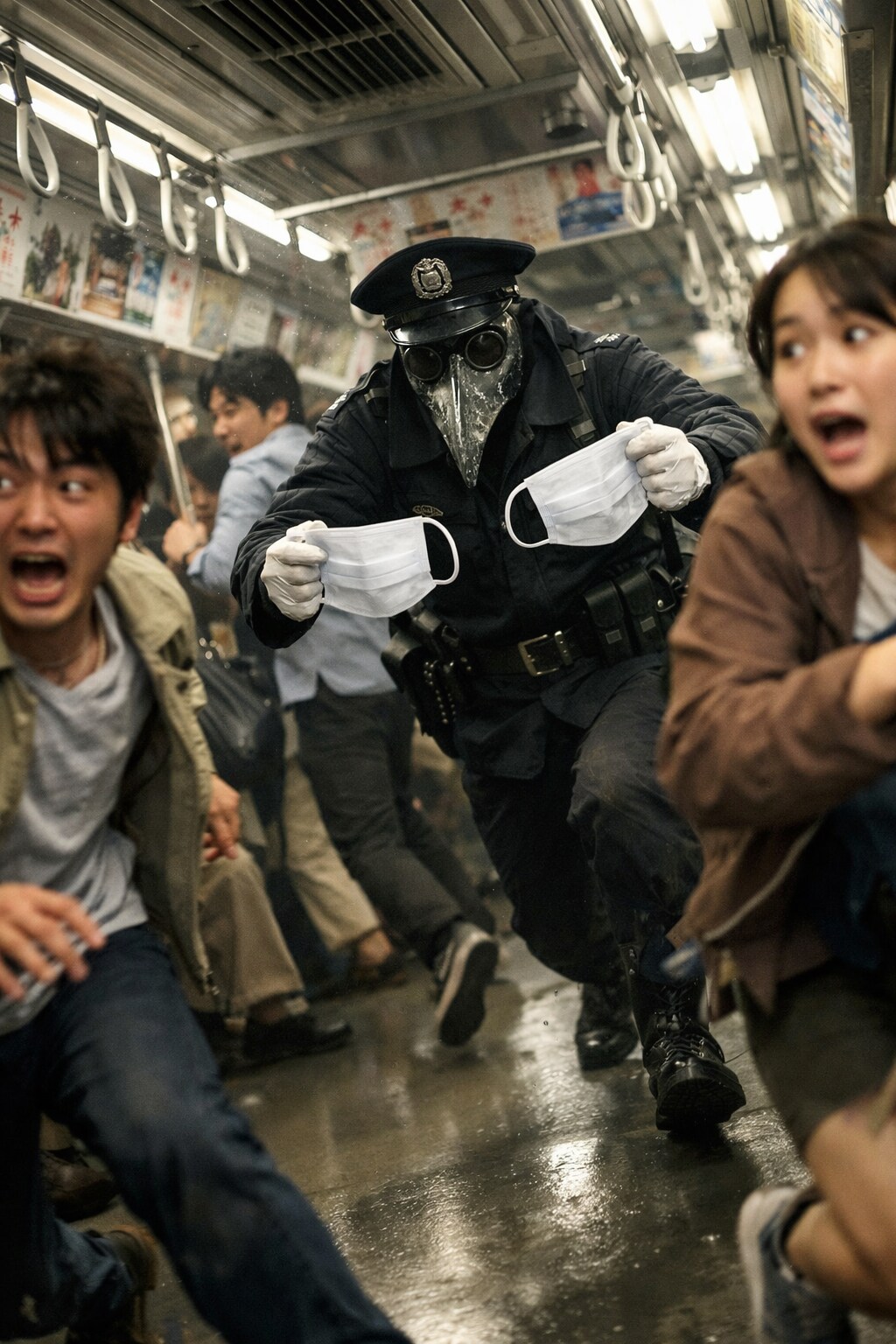 マスク警察だ！ | の人気AIイラスト・グラビア