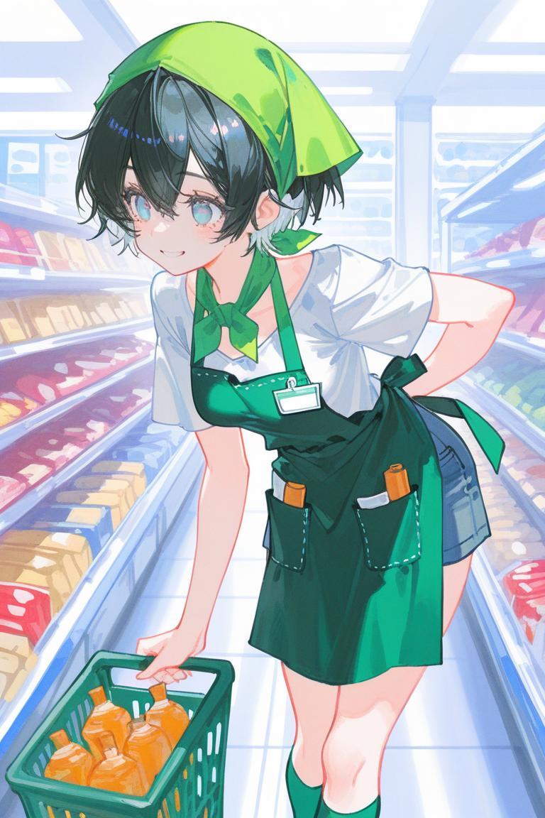 <本田ちゃん>スーパーちちぷいでアルバイト