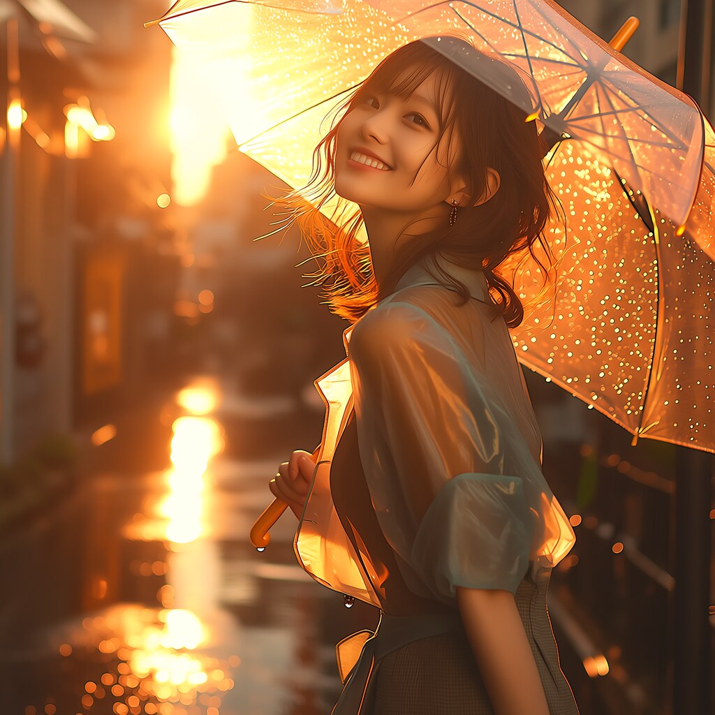 雨 | の人気AIイラスト・グラビア