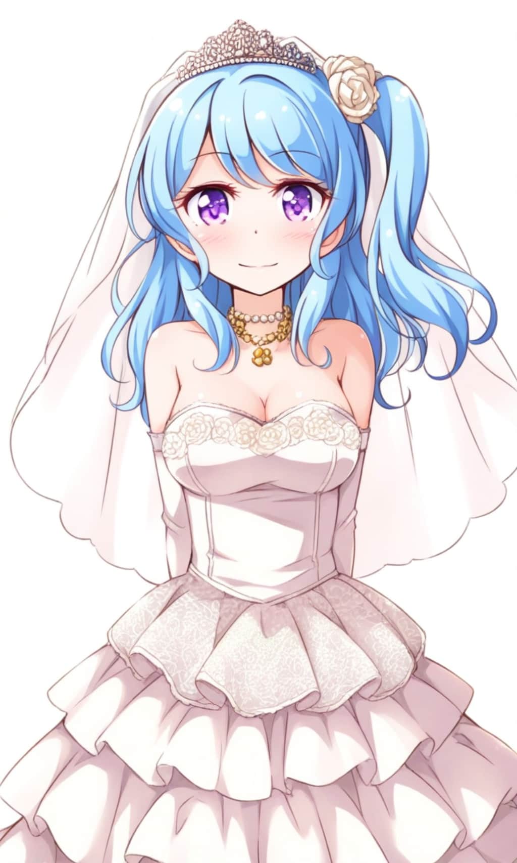 松原花音 ウエディングドレス